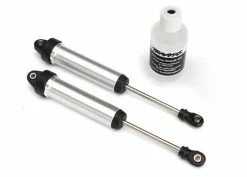 Traxxas UDR Silver Aluminum GTR 134mm Assembled Front Shocks (no Threads) (2)