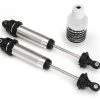 Traxxas UDR Silver Aluminum 139mm GTR Assembled Threaded Rear Shocks (2)