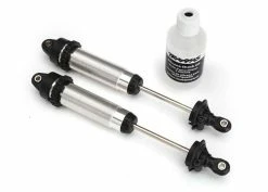 Traxxas UDR Silver Aluminum 139mm GTR Assembled Threaded Rear Shocks (2)