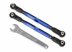 Traxxas TUBES Blue 7075-T6 Aluminum Front 102mm Toe Links