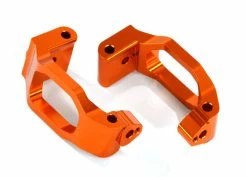 Traxxas Maxx Orange 6061-T6 Aluminum Caster Blocks C-Hubs W/4x22mm Pins (4), 3x6mm BCS (4), & Retainers (4)