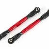 Traxxas Maxx Front TUBES Red 7075-T6 Aluminum Toe Links (88mm) W/Rod Ends & Wrench -Outlet Traxxas Store TRA8948R 36639.1602640358