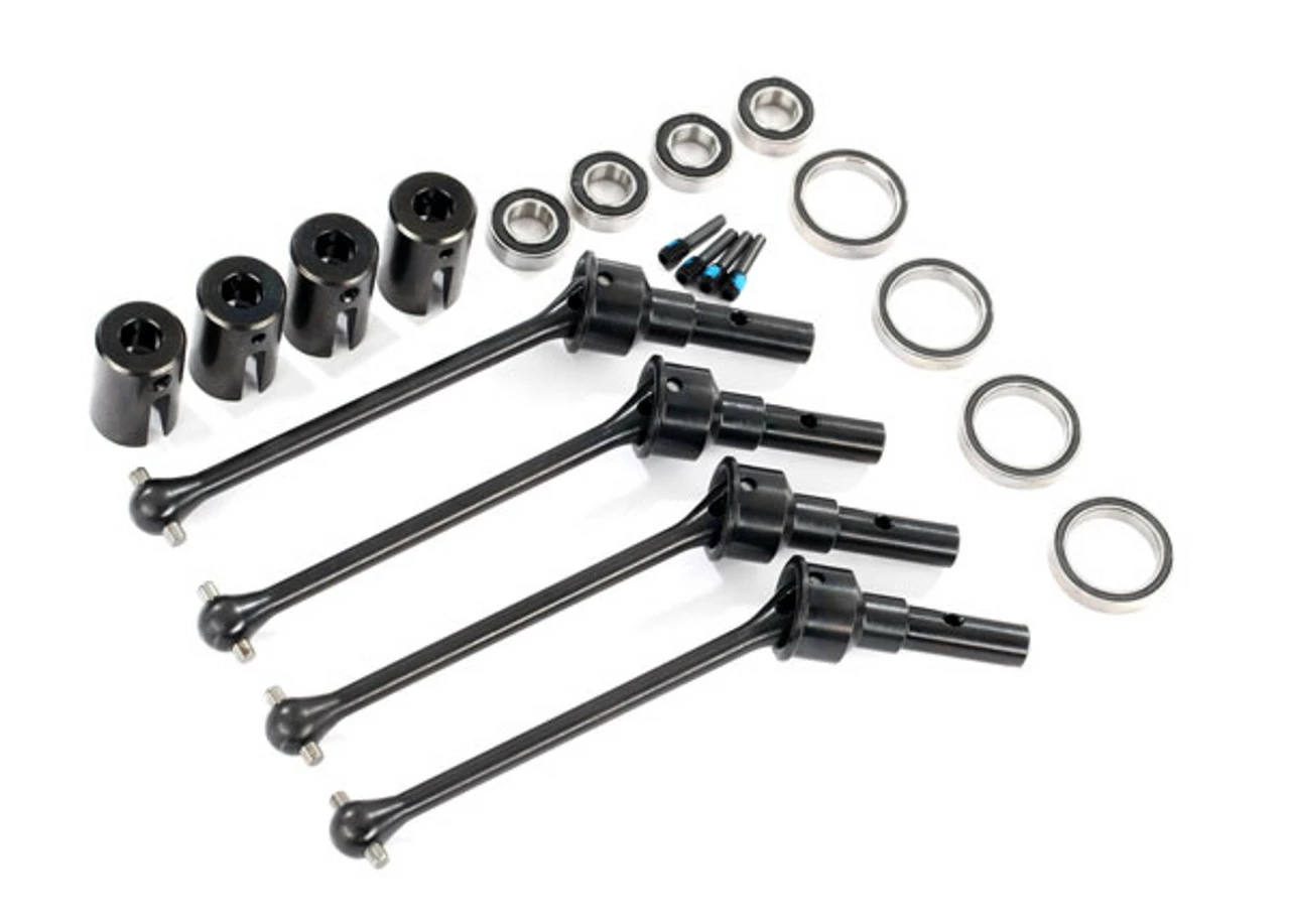 Traxxas Maxx Assembled Steel CV Driveshafts (4) - Requires #8654, 8654G, Or 8654R And #7758, 7758G, Or 7758R For Installation 3 Traxxas Maxx Assembled Steel CV Driveshafts (4) - Requires #8654, 8654G, Or 8654R And #7758, 7758G, Or 7758R For Installation