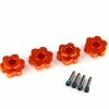 Traxxas Maxx Orange Aluminum Hex Wheel Hubs (4) & 4x13mm Screw Pins (4) 1 Traxxas Maxx Orange Aluminum Hex Wheel Hubs (4) & 4x13mm Screw Pins (4) -Outlet Traxxas Store TRA8956T 23407.1602640359