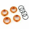 Traxxas GT-Maxx Shocks Orange Aluminum Spring Retainer Adjusters (4) Assembled With O-Rings -Outlet Traxxas Store TRA8968A 19093.1574742596