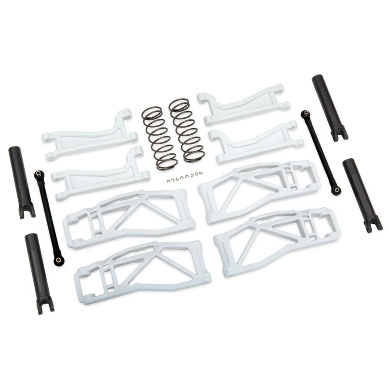 Traxxas Maxx 4S White WideMaxx Suspension Kit - Includes Front & Rear Suspension Arms, Front Toe Links, Rear Shock Springs 3 Traxxas Maxx 4S White WideMaxx Suspension Kit - Includes Front & Rear Suspension Arms, Front Toe Links, Rear Shock Springs