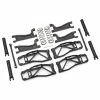 Traxxas Maxx 4S Black WideMaxx Suspension Kit - Includes Front & Rear Suspension Arms, Front Toe Links, Rear Shock Springs