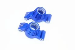 GPM Racing Blue Aluminum Rear Stub Axle Carriers For Maxx 4S