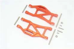 GPM Racing Orange Aluminum Lower Fr/Rr Suspension Arms For Maxx 4S