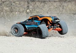 Traxxas Maxx 4S Orange WideMaxx Suspension Kit - Includes Front & Rear Suspension Arms, Front Toe Links, Rear Shock Springs -Outlet Traxxas Store tra8995 4 78003.1632843513